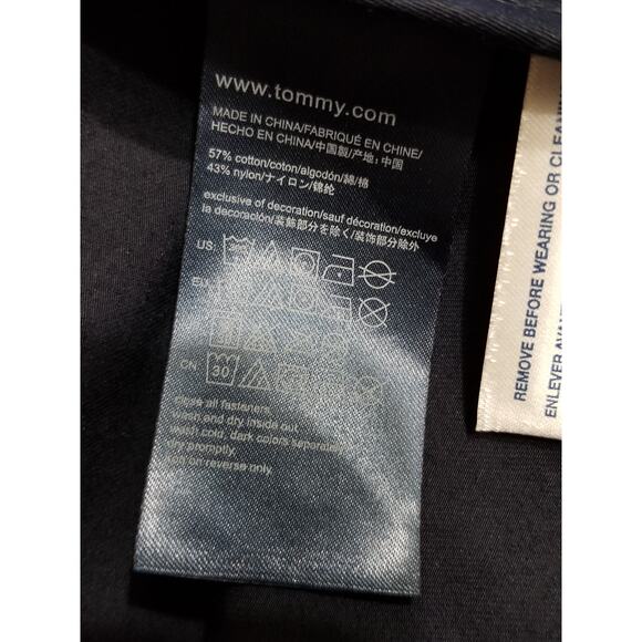 TOMMY HILFIGER NWT Women's Jacket Coat Size Medium Color Navy - Picture 12 of 13